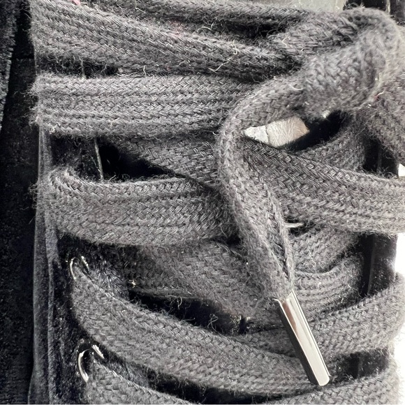 MICHAEL Michael Kors Black Velvet Irving Sneakers Womens Size 11M - Picture 11 of 14